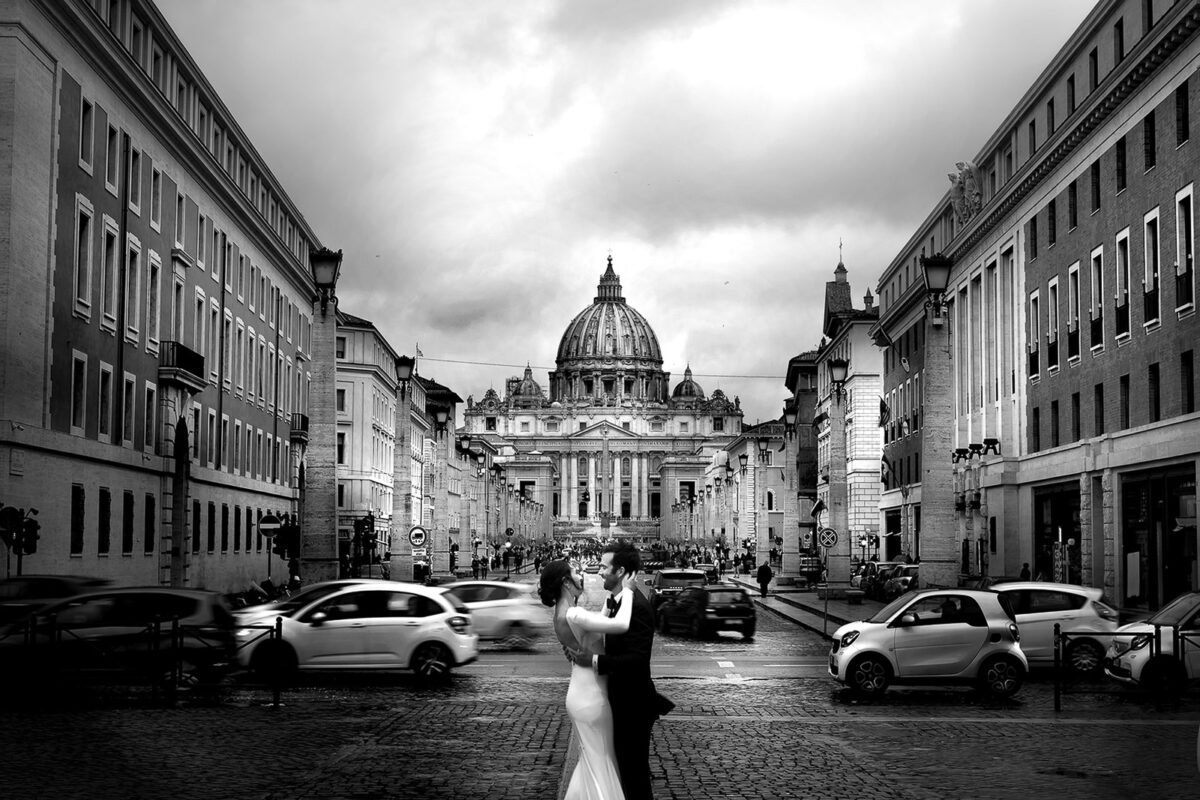 Nella romantica Roma il matrimonio di Monique & Bryan