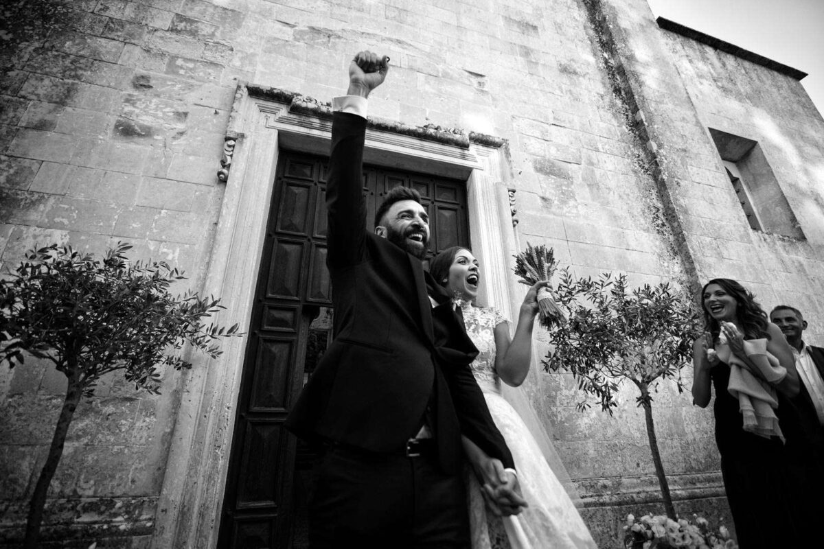 Bucolico e romantico il matrimonio in Puglia di Frank e Roberta