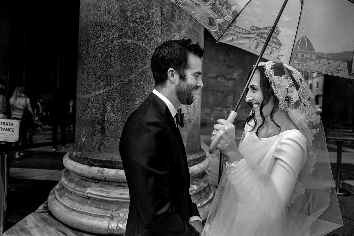 Nella romantica Roma il matrimonio di Monique & Bryan