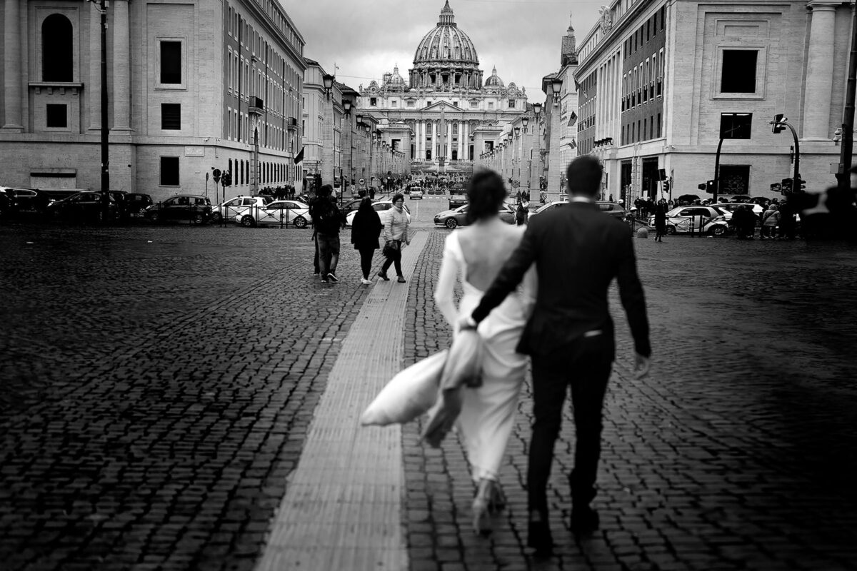 Nella romantica Roma il matrimonio di Monique & Bryan