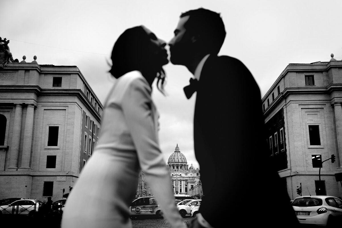 Nella romantica Roma il matrimonio di Monique & Bryan