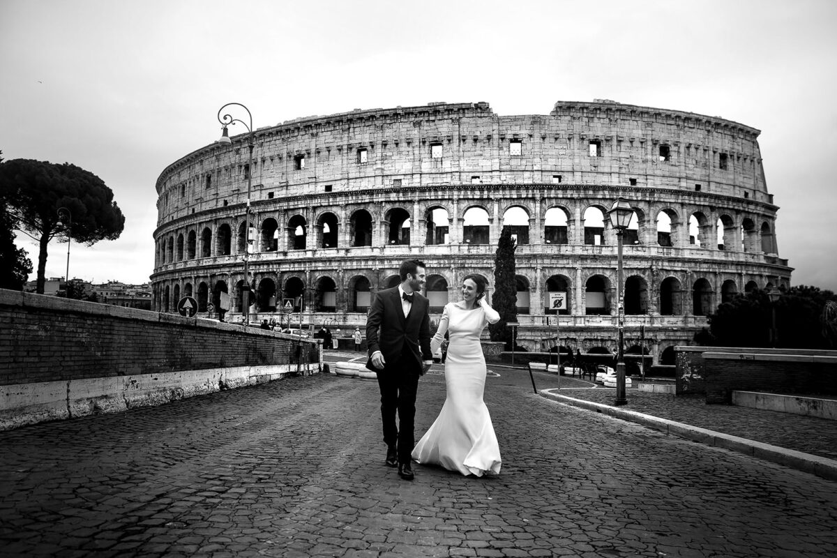 Nella romantica Roma il matrimonio di Monique & Bryan