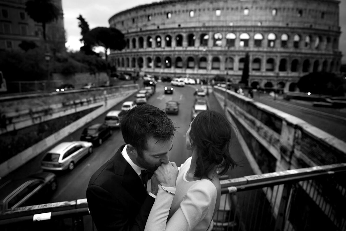 Nella romantica Roma il matrimonio di Monique & Bryan