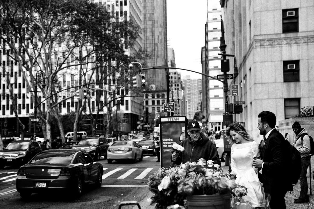 Per le strade di New York il matrimonio di Francesca e Giuseppe