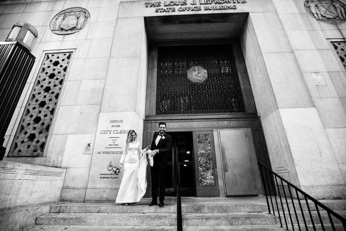 Per le strade di New York il matrimonio di Francesca e Giuseppe