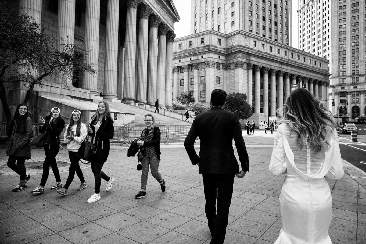 Per le strade di New York il matrimonio di Francesca e Giuseppe