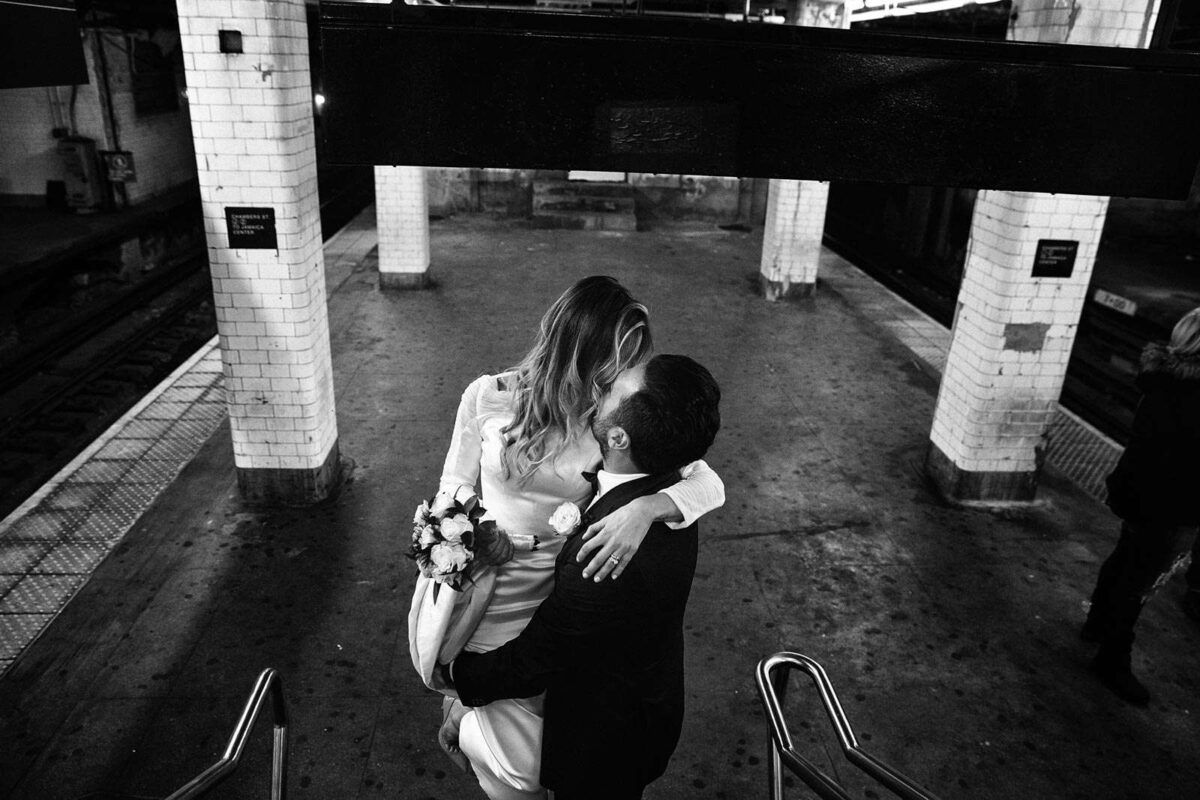 Per le strade di New York il matrimonio di Francesca e Giuseppe