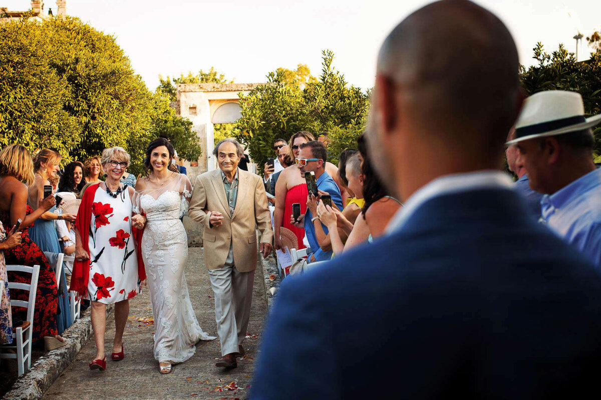 Cristina and Ari fulfilling their romantic dream in Puglia