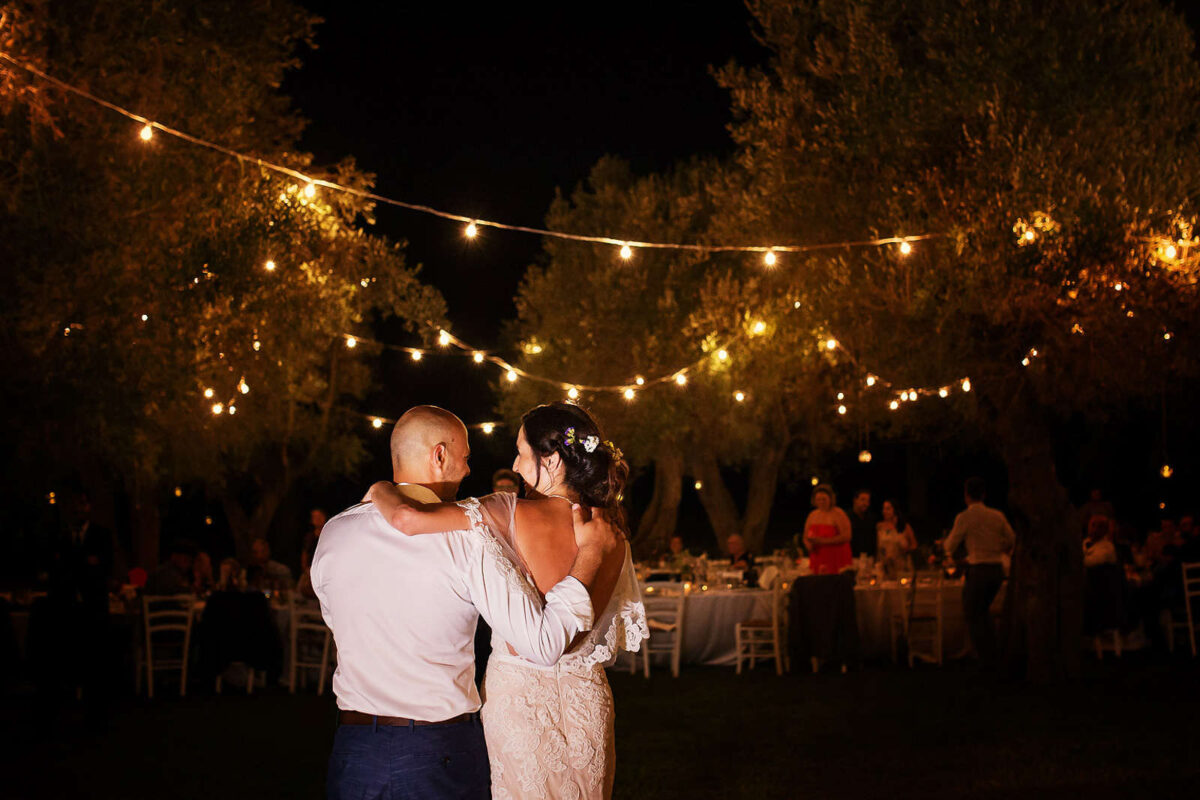 Cristina and Ari fulfilling their romantic dream in Puglia