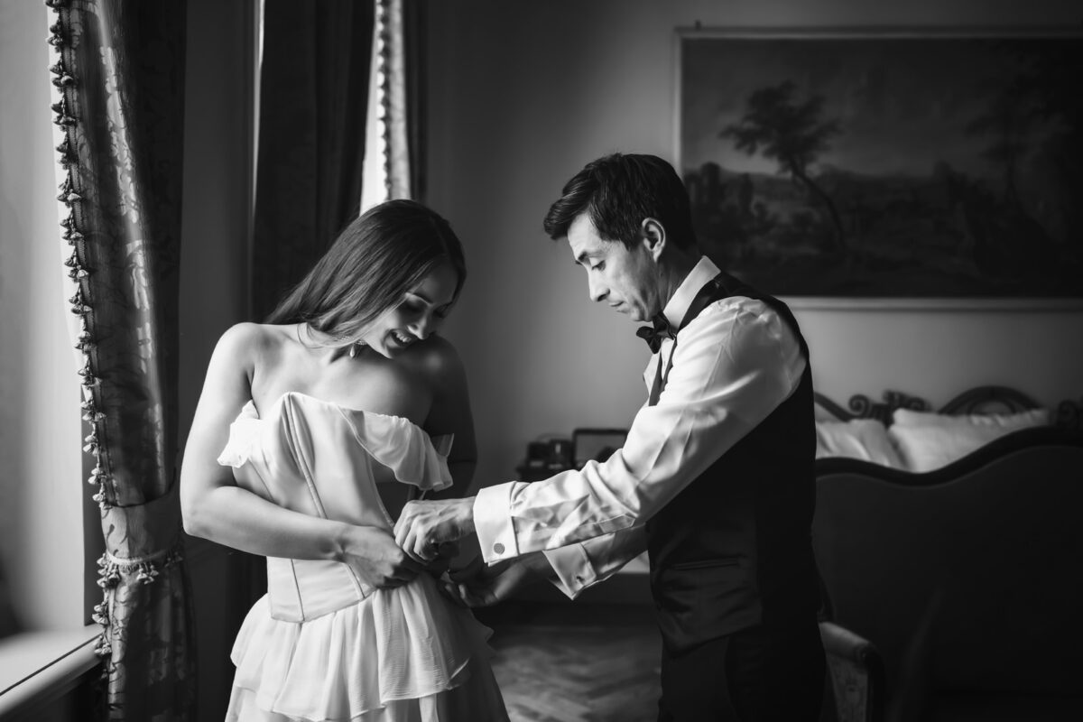 Rome Elopement: Intimate Wedding at Villa Borghese & Hotel Locarno