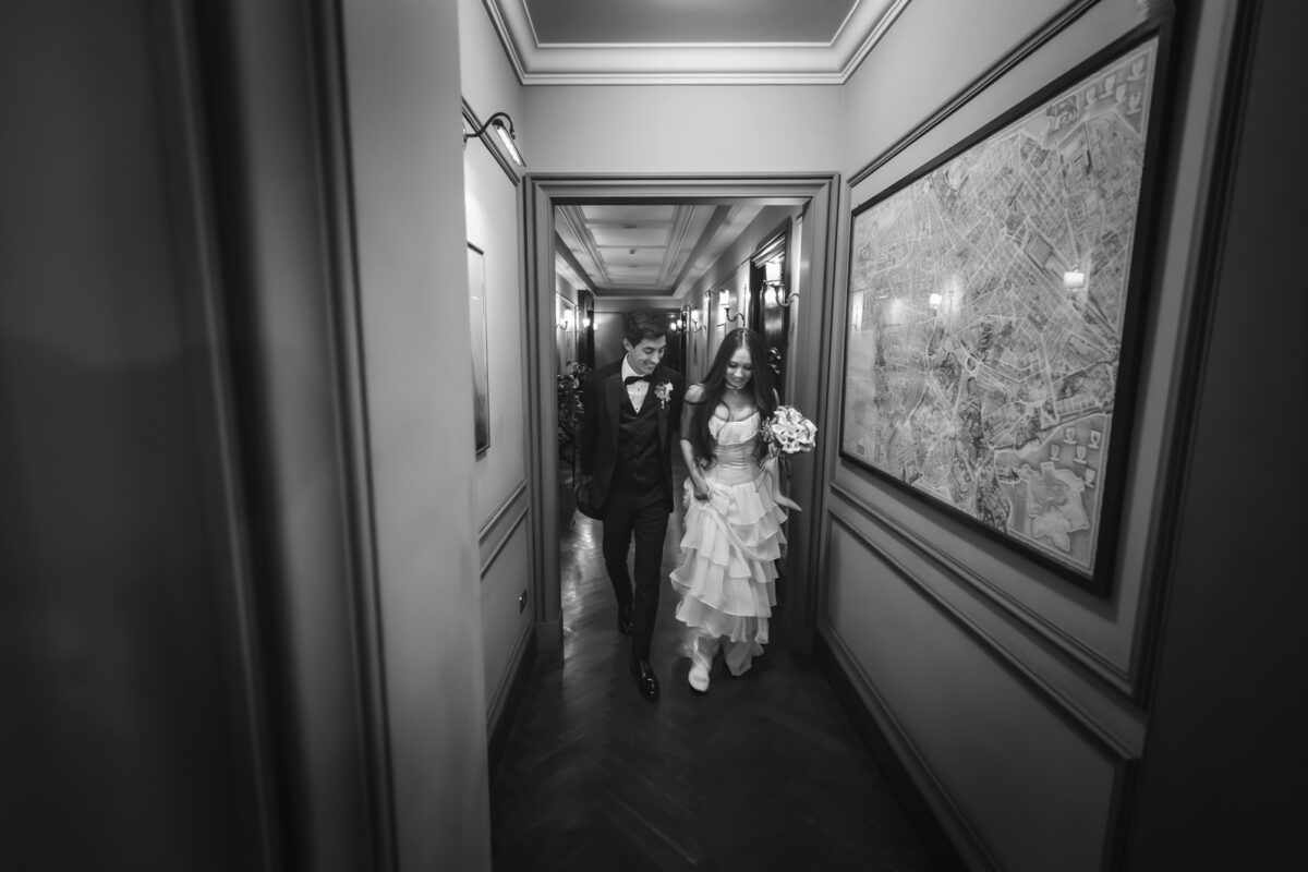 Rome Elopement: Intimate Wedding at Villa Borghese & Hotel Locarno