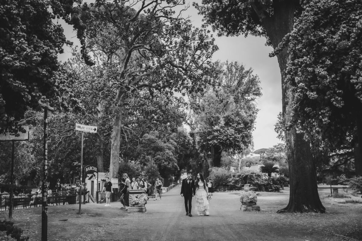 Rome Elopement: Intimate Wedding at Villa Borghese & Hotel Locarno