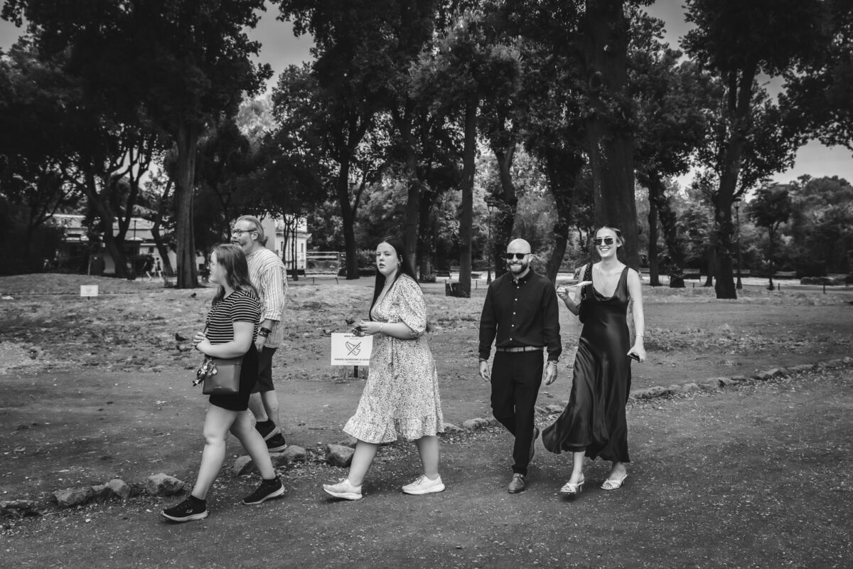Rome Elopement: Intimate Wedding at Villa Borghese & Hotel Locarno