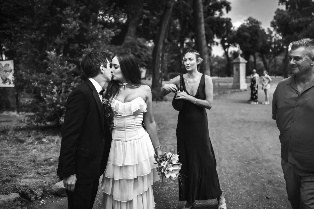 Rome Elopement: Intimate Wedding at Villa Borghese & Hotel Locarno