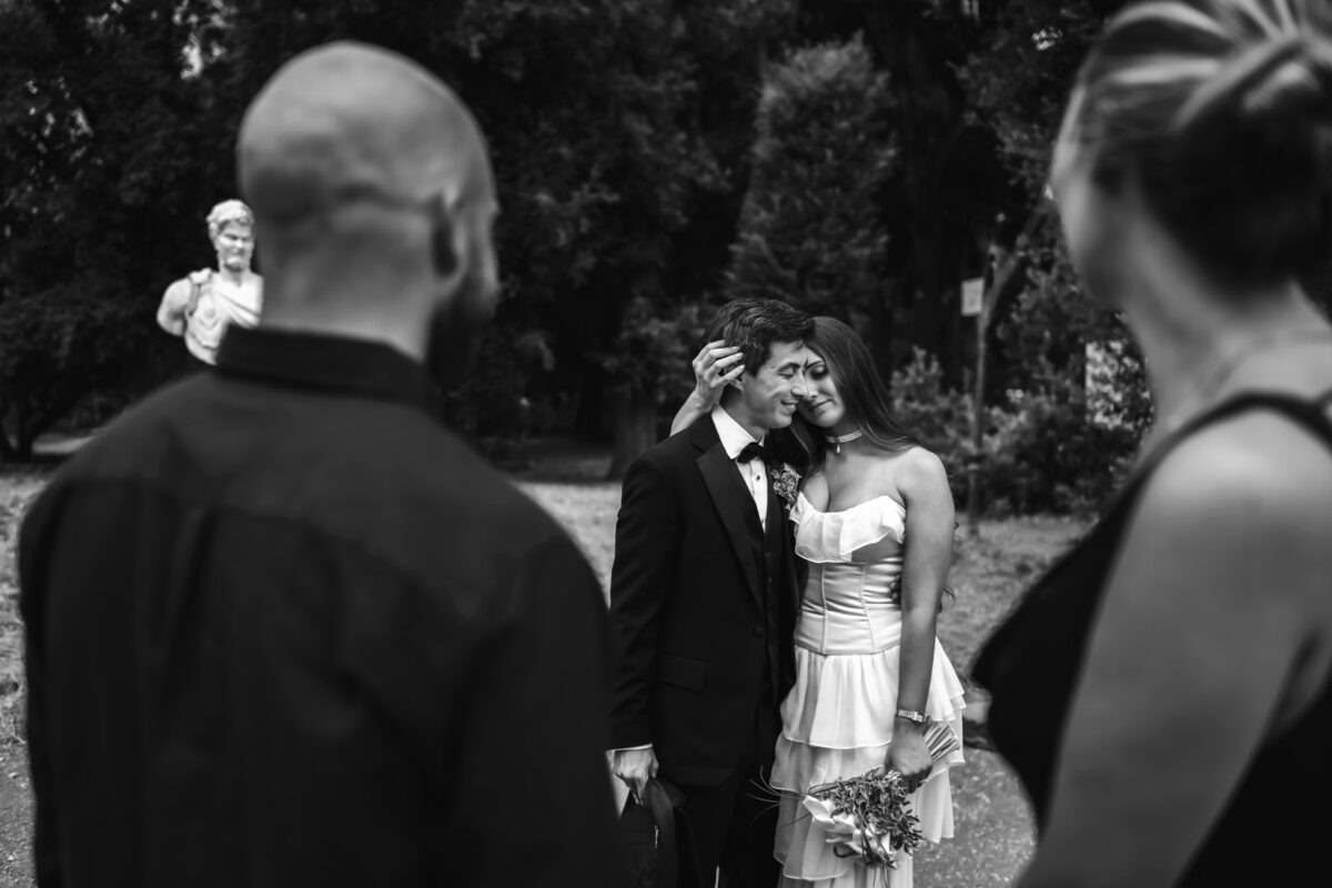 Rome Elopement: Intimate Wedding at Villa Borghese & Hotel Locarno