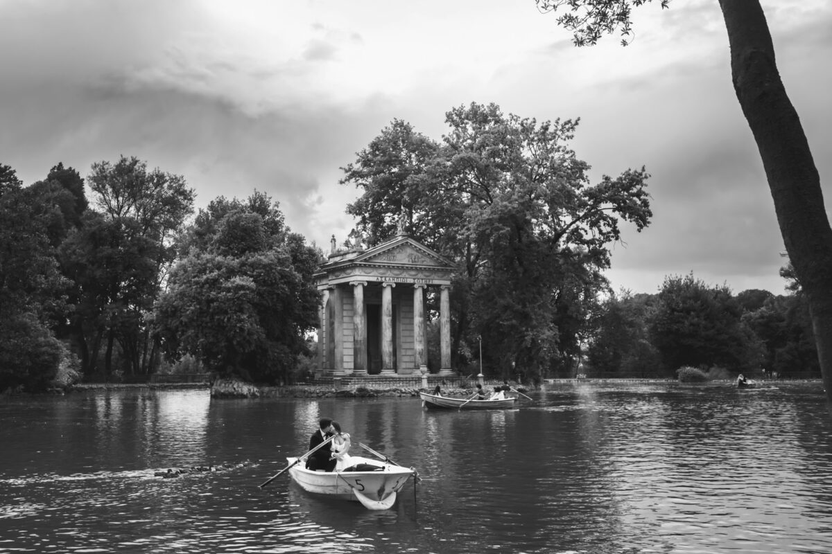 Rome Elopement: Intimate Wedding at Villa Borghese & Hotel Locarno
