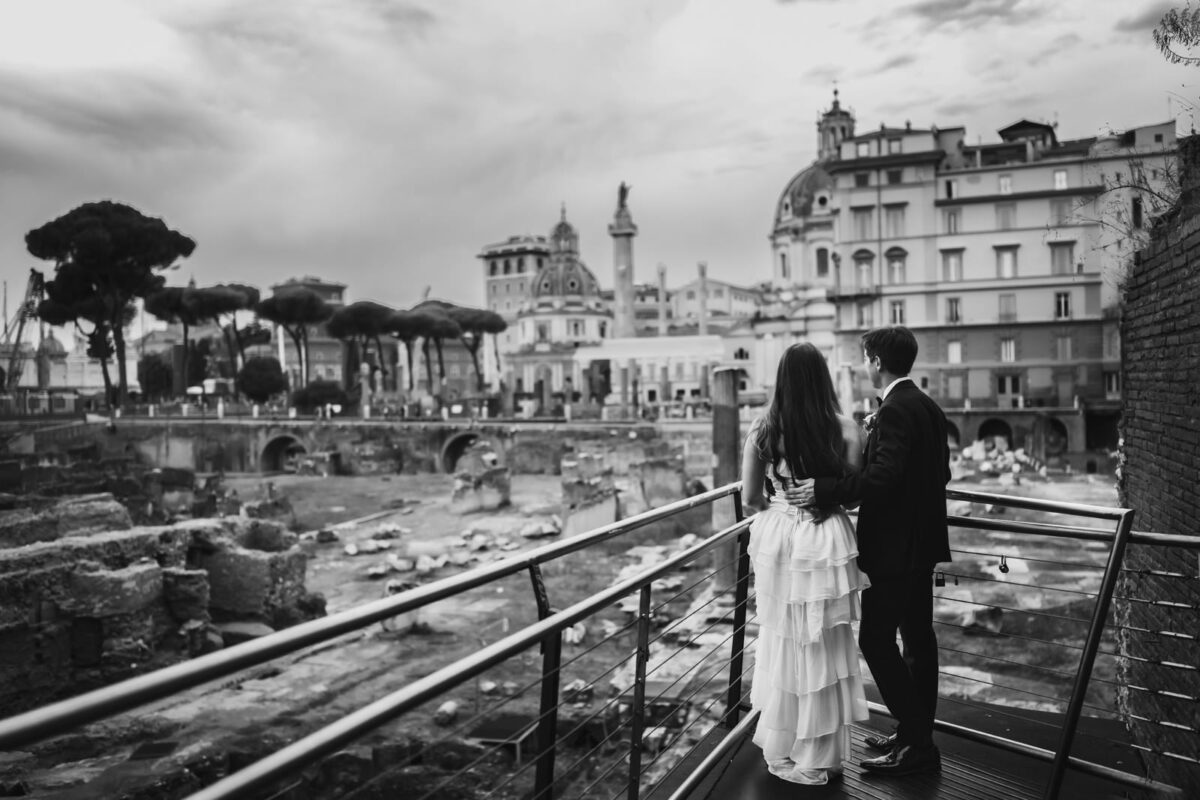 Rome Elopement: Intimate Wedding at Villa Borghese & Hotel Locarno