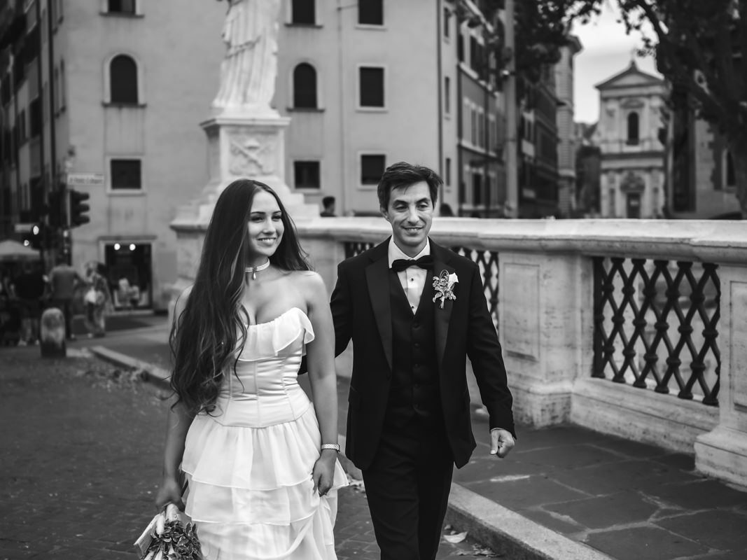 Rome Elopement: Intimate Wedding at Villa Borghese & Hotel Locarno