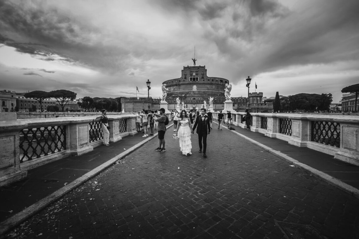 Rome Elopement: Intimate Wedding at Villa Borghese & Hotel Locarno